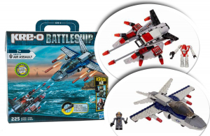 Kre-O 225 darabos építőjáték, harci repülőgépek