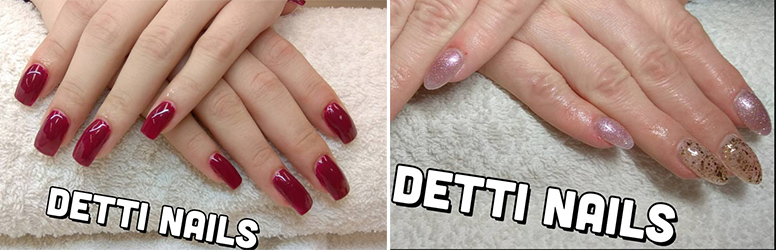 Gyönyörű gél lakkozás kézre és lábra a Detti Nailsben