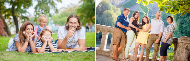 Családi fotózás a Városligetben.
