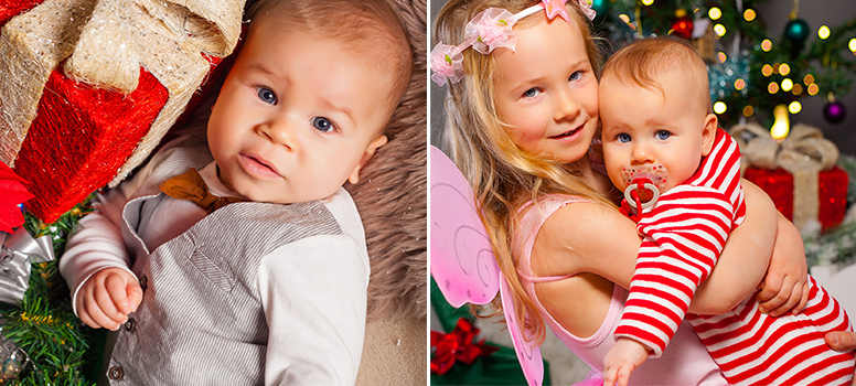Karácsonyi baba és gyermek fotózás a Silverlight Studiónál kedvezményesen, a DiamondDeal kuponjával!