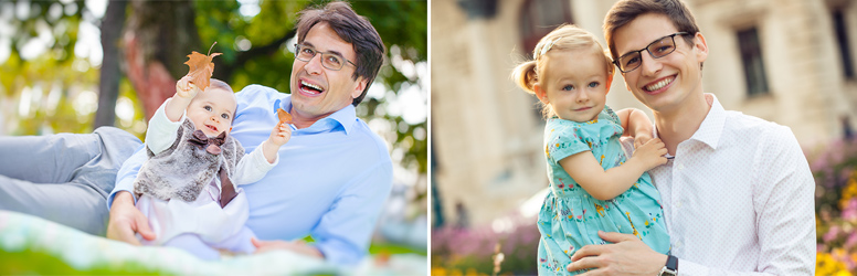 Tündéri apa-gyermek képekkel örökíthetitek meg bensőséges kapcsolatotokat kedvezményesen, a DIamondDeal kuponjával!