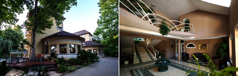Hotel Arborétum Harkány hall és parkoló