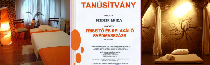 Beautique Szalon, Fodor Erika, svédmasszázs