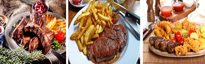bőségtál, étterem, vacsora, csevapcsicsa, steak burgonya, ajvár szósz, 2 személyes, kaja, kajcsi, ebéd, szentendre, 