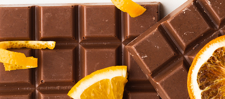 Csokoládé és narancs aroma