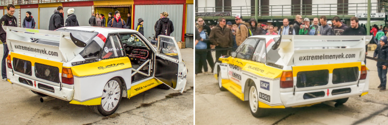 Audi S1 Group B élményvezetés a Kakucs Ringen.