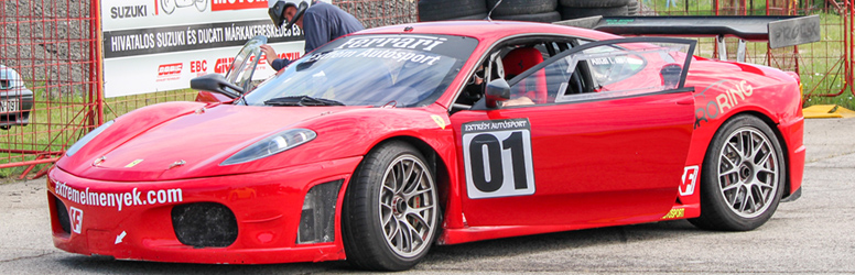 Ferrari F430 GT3 élményvezetés az Euroringen.