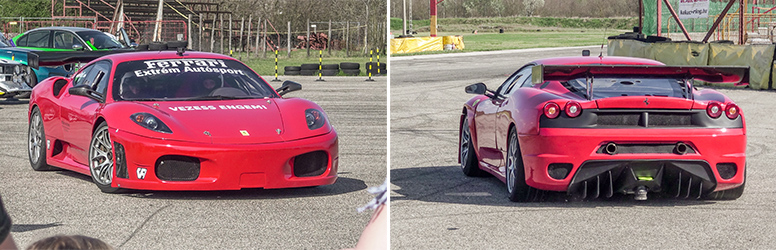 Ferrari F430 GT3 élményvezetés az Euroringen.