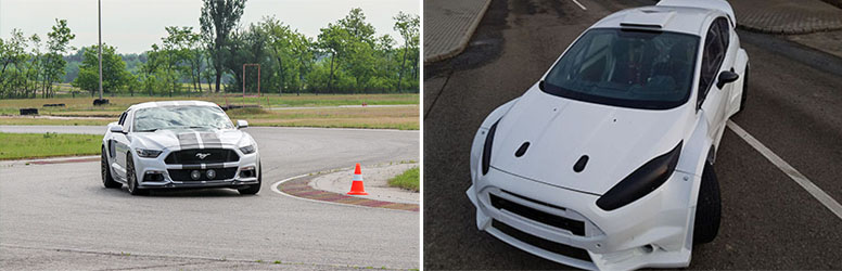 Mustang Eleanor és Ford Fiesta RS élményvezetés a Kakucs Ringen, kedvezményes DD kuponnal!