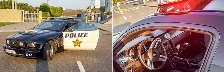 Ford Mustang GT rendőrautó élményvezetés a Kakucs Ringen, DiamondDeal kuponnal nagy kedvezménnyel!