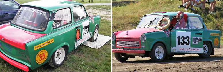 Trabant élményvezetés a Kakucs Ringen, DiamondDeal kuponnal nagy kedvezménnyel!