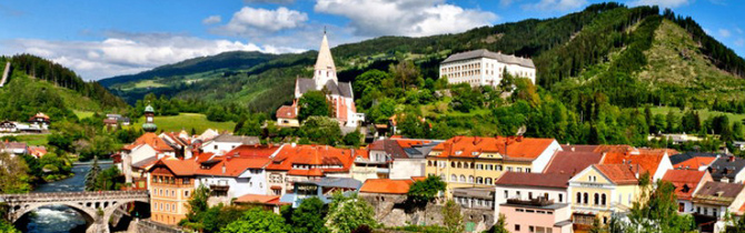 Murau, ausztria, hegyvidéki pihenés