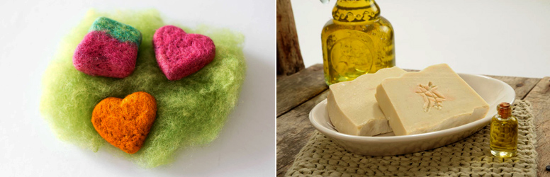 Nemezelt szappan és kecsketejesszappan