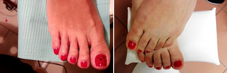 Szücs Mónika-pedikűrös saját munkái 