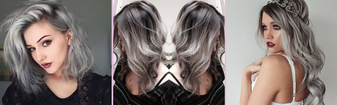 Silver balayage