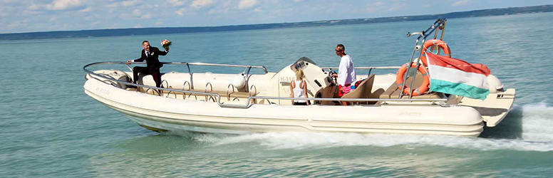 Varázslatos esküvő a Talizmán Yachton a Balaton közepén a DD kuponnal