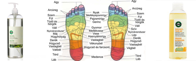 talpreflexológia, fényerő központ, 