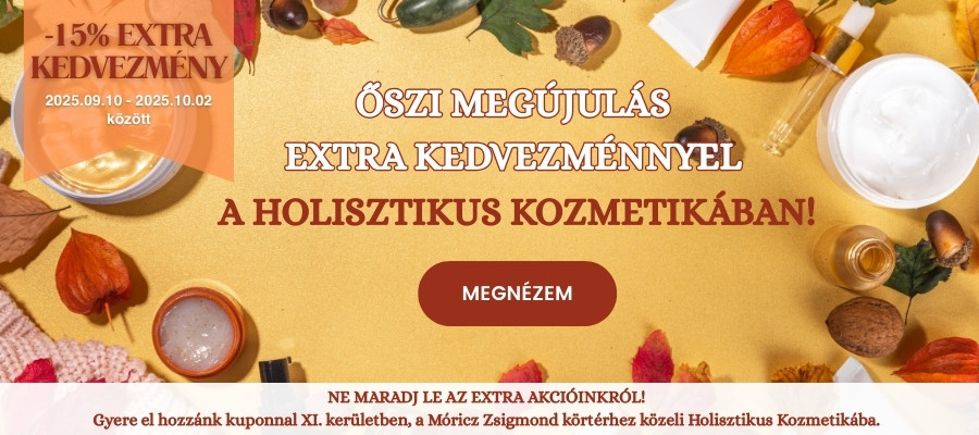 Holisztikus kozmetika extra akciók