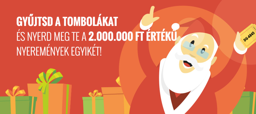 Tombola Mikulás a fődíj