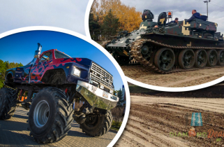 Tankvezetés és Big Foot élményvezetés sziréna használattal, videófelvétellel, emléklappal Gyálon!