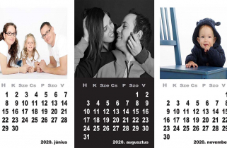Családi naptár fotózás: Egyedi naptár a család egy évéről!