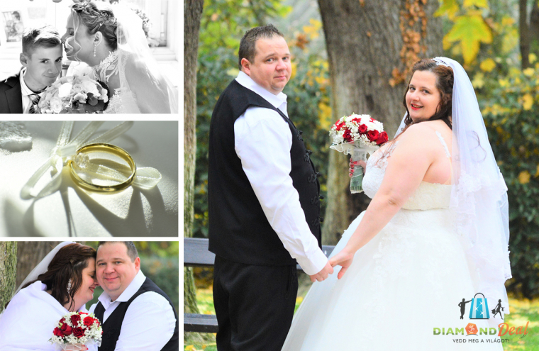 Egész napos vagy szertartásos esküvői fotózás 40 év tapasztalattal rendelkező fotóssal