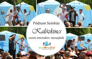 Vidám kincsvadászat gyermekeknek - belépő a Pódium Színház Kalózkincs -zenés interaktív mesejátékára