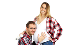 Meghitt kismama vagy baba-mama fotózás akár az egész családdal 