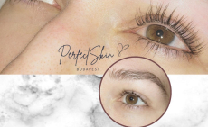 Szempilla lifting+szempilla festés, extra keratin shottal a természetesen látványos pillákért