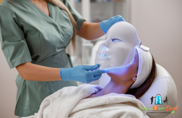 Arcápolás mester fokon - Fotobiostimuláció LED maszkos szépítő kezelés koncentrált hatóanyaggal