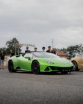 Egy igazi zöld szörny vár rád! Lamborghini Huracán Evo Spyder élményvezetés 3,5,6,8,10, vagy 12 kör
