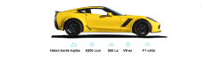 Őrületes gyorsulás és sebesség! Chevrolet Corvette C7 élményvezetés 3,5,6,8,10 vagy 12 körön át