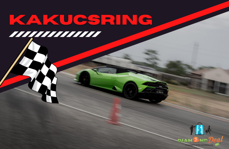 Egy igazi zöld szörny vár rád! Lamborghini Huracán Evo Spyder élményvezetés 3,5,6,8,10, vagy 12 kör