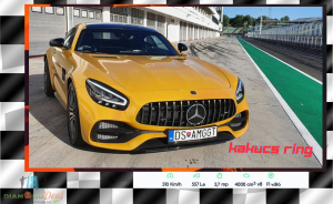Mercedes AMG GT C Coupe élményvezetés a Kakucs Ringen 3, 5, 6, 8, 10, 12 körön át!