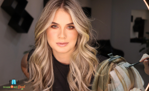 Melírozás hajvégvágással maximum lapocka alá érő hajra, Újpesten!