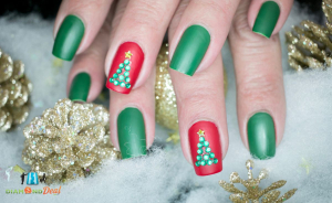 S műköröm építés 1-1 ujjon karácsonyi díszítéssel és gél lakk lábra + ajándék , XII.kerületben