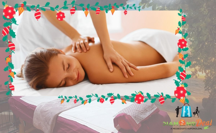 Karácsonyi ajándékkártya – 3×30 perces választható alap masszázs a Masszázs Barlangban