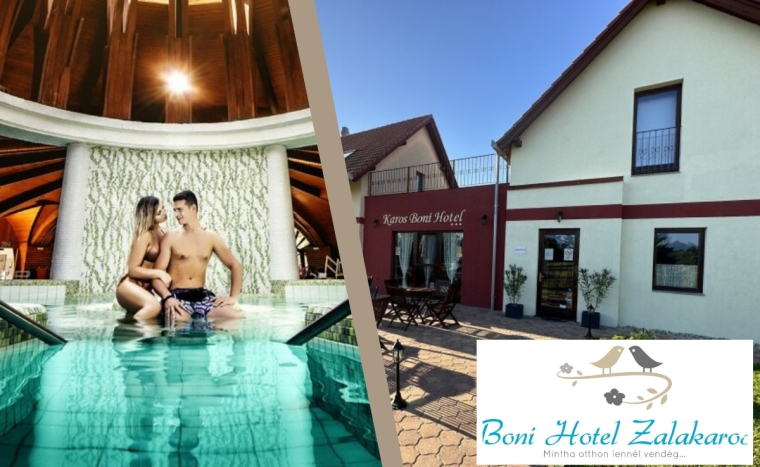 2 nap 1 éjszaka 2 fő részére romantikus mini wellness, félpanziós ellátással, Zalakaroson