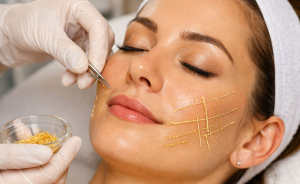 Luxus aranyszálas arcfeszesítés Dunakeszin