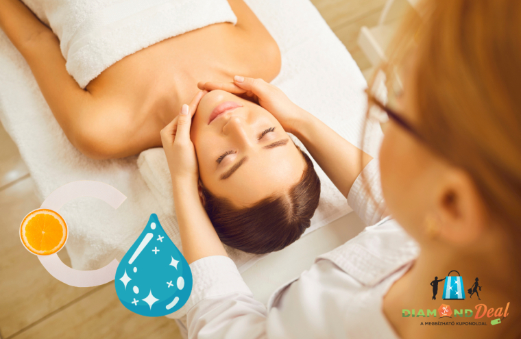 C-vitaminos arc-nyak masszázs + hyaluronos arcmaszk, Zuglóban