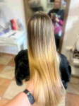 Melír vagy balayage melír hajfestés + keratinos tápláló maszk hajkezeléssel, XIV. kerületben