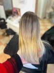 Melír vagy balayage melír hajfestés + keratinos tápláló maszk hajkezeléssel, XIV. kerületben
