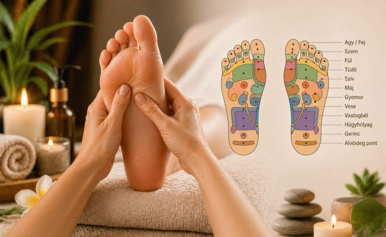 Speciális masszázs, ami az egész testre hat – 60 perces thai talp reflexológiai maszázs