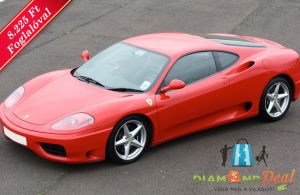 Egy igazi adrenalinbomba! Hét kör élményvezetés egy tűzpiros Ferrari replica volánjánál!
