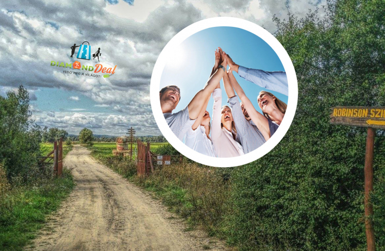 1 napos csapatépítő tréning a Szécsény melletti Robinson-szigeteken 1 főre!