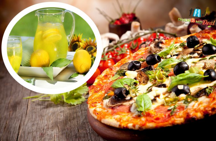 2 db ízletes pizza és 1 liter frissítő limonádé! Kulináris élvezetek Óbudán a Dunakavicsban!