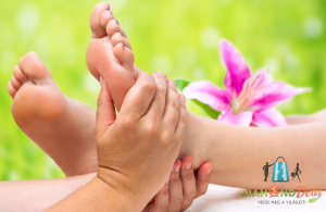 3 vagy 5 alkalmas bérlet relaxáló talpmasszázsra, bőrtápláló kókuszolajos krémezéssel