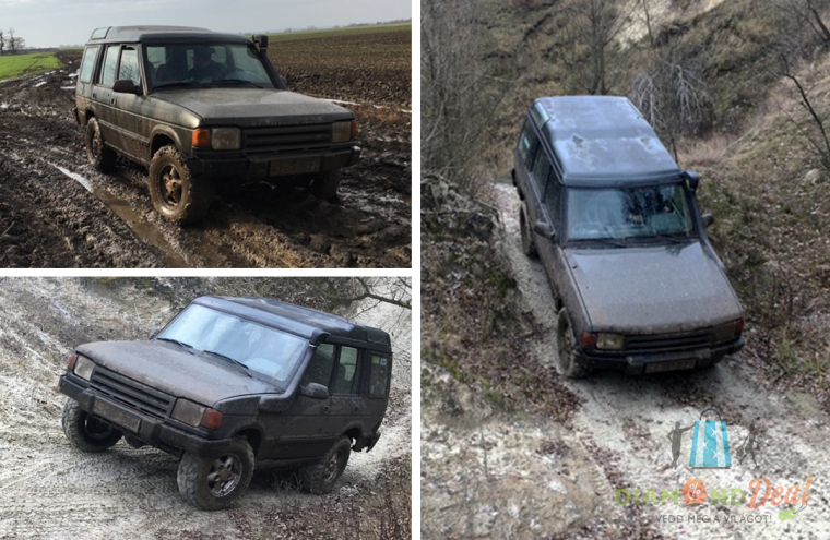 2 óra off-road élmény terepjárózás Land Rover Discoveryvel, változatos terepen, Pusztazámoron
