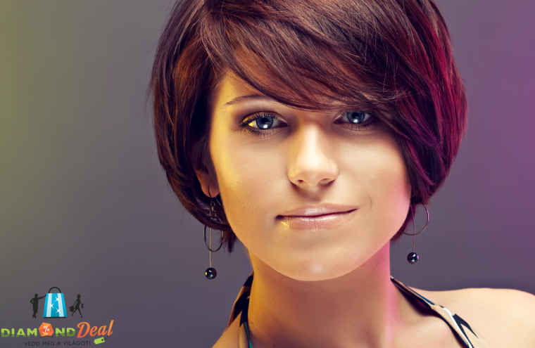 Trendi bob frizura fazon vágás egyénre szabva, választhatóan melírral vagy festéssel, beszárítással!