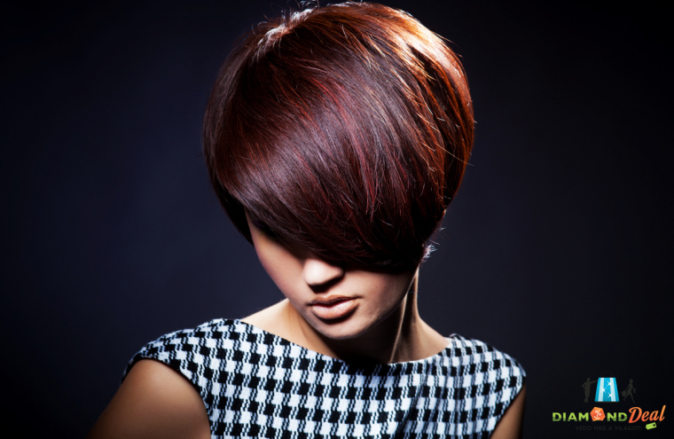 Női hajfestés, mosással, vágással, keratinos pakolással, a csillogó, egészséges hajkoronáért.